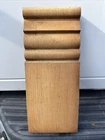 Vintage NOS Fir Plinth Block 11x4.5 Door Trim Molding Architectural Millwork B18