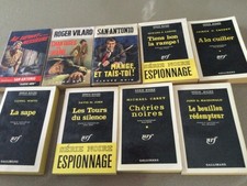 LOT DE 9 ROMANS POLICIERS