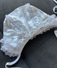 VTG Phyllis Baby Wear Infant White Christening Baptism Outfit Gown Coat Bonnet + — photo 8