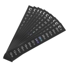 10 Pcs Indoor LCD Temperature Sticker Adhesive Strip Thermometer on Tape