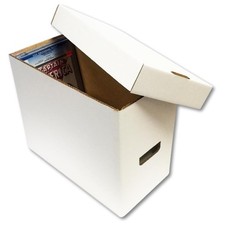  2 Graded Comic Storage Boxes - Holds 35-40 Graded Comic Books - WHITE by Ma...