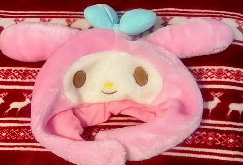 Preowned Sanrio Plush Hat My Melody kawaii Animes pink