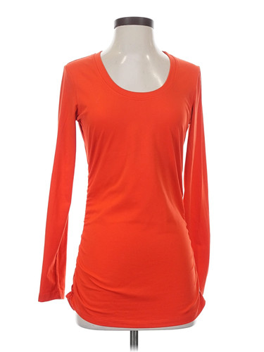 Ion Actif Women Orange 3/4 Sleeve T-Shirt S