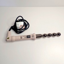 L'ange Le Perl  Titanium Bubble Curling Wand Soft Rose
