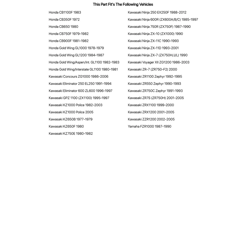 Tusk First Line Oil Filter For KAWASAKI Ninja 600R (ZX600A/B/C) 1985-1997 Foto 4 de 4