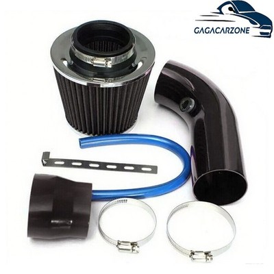 Car Cold Air Intake Filter Induction Kit 3'' Pipe Aluminum Power Flow Hose System