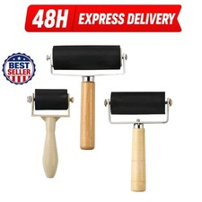 Rubber Brayer Roller Set 3 Pack 1.4 2.4 4 Inch Craft Printmaking