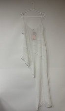 Women's Oh Polly Strappy White Ruffles Dress Bar Size 10 Item 6945