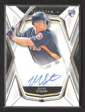 2019 Topps Five Star Myles Straw #FSA-MS RC Auto
