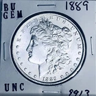 1889 BU GEM MORGAN SILVER DOLLAR UNC MS+++ U.S. MINT RARE COIN 9913