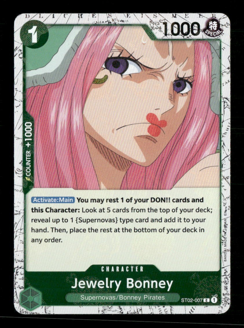 Jewelry Bonney - Pirate Foil C Premium Booster -The Best- Vol. 2 ST02-007 NM
