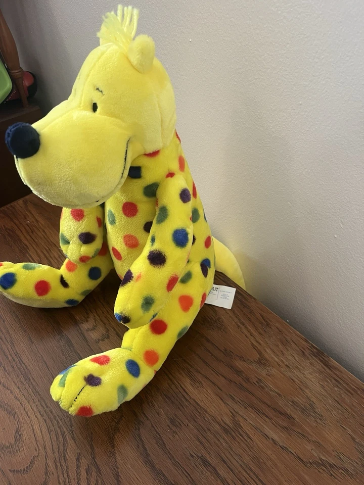 Kohl's Cares Dr. Seuss Put Me in the Zoo Plush Yellow Polka Dot Dog 2013 Teacher - Image 4 of 4