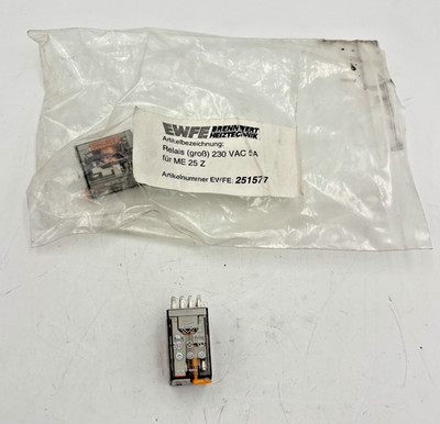 MHG EWFE 251577 Relais 230 VAC 5A für ME 25 Z Finder 55.34