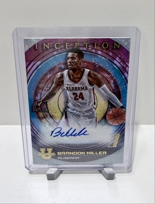 2022-23 Bowman Inception University - Autographs Brandon Miller #BIA-BM (AU, RC)