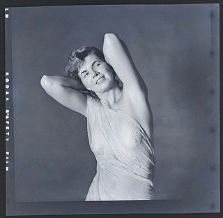 Bunny Yeager Estate Vintage Original Negative of Louise Rogers w/ Copyright