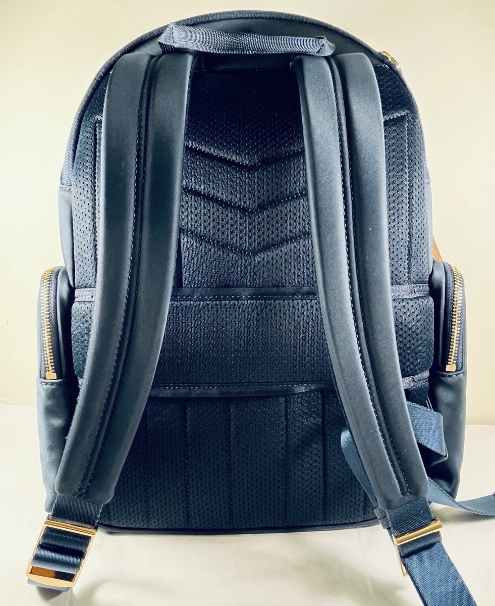Michael Kors Prescott Large Navy Blue Nylon Backpack, School Bag