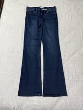 Nicole Miller Jeans Womens 12 Soho High Rise Bootcut Blue Denim 30x30