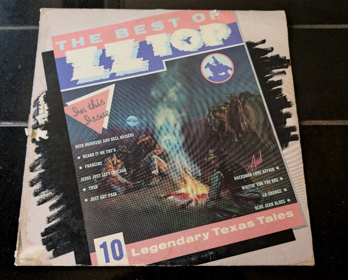 ZZ Top Best Of Vinyl LP VG 1977 Warner Bros BSK3273 La Grange