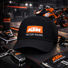 KTM Factory Racing Adjustable Embroidered Dad Cap   Casual Everyday Wear