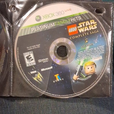 LEGO Star Wars:The Complete Saga Xbox 360 Platinum Family Hits Edition Disc Only