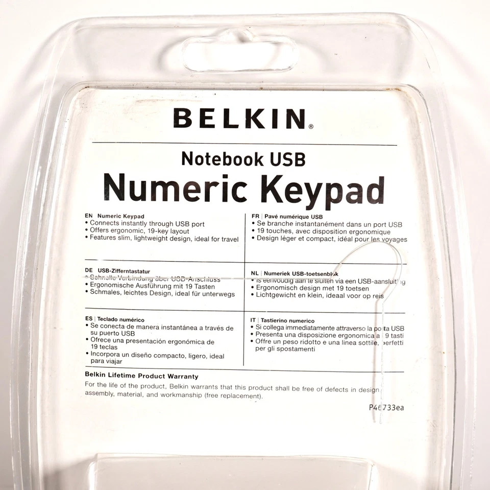 BELKIN USB Numeric Keypad Mid-2000s New & Sealed - Image 4 of 4