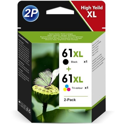 61XL Black Color Ink replacement for HP 61XL ENVY 4500 4501 5530 5531 5535 Lot