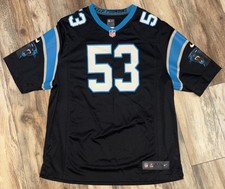 Carolina Panthers Nike NFL Brian Burns #53 On Field Jersey Men’s XXL Black
