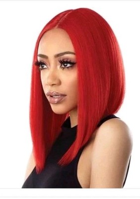 SENSATIONNEL SHEAR MUSE LACE FRONT WIG- KIMORA-CRIMSON RED 