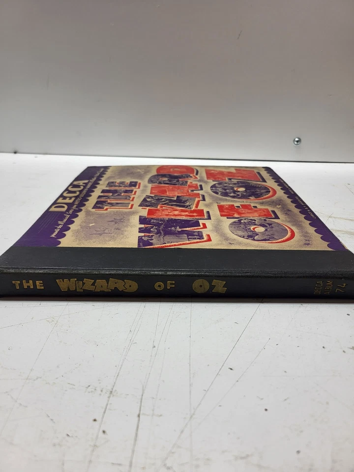 THE WIZARD OF OZ (1939) RARE ORIGINAL 4 X 78 RPM DECCA RECORDS~JUDY GARLAND  - Image 4 of 4