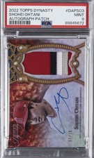 Shohei Ohtani 2022 Topps Dynasty 4 Color Patch Auto 7/10 #DAPSO3 PSA MINT 9 🐐