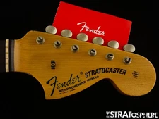 W25 Fender USA Custom Shop Strat Pro 2025 Relic NECK & TUNERS, "C" AAA Rosewood