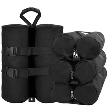 Plus Size Weight Bags(240 lbs) for Pop up Canopy Tent, 1680D Heavy Duty Leg W...