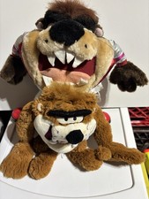 Looney Tunes Taz Plush Lot Vintage Stuffed Animal