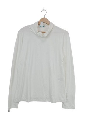 CREATION L. Rollkragenshirt Damen Shirt Gr. DE 40 weiß Casual-Look