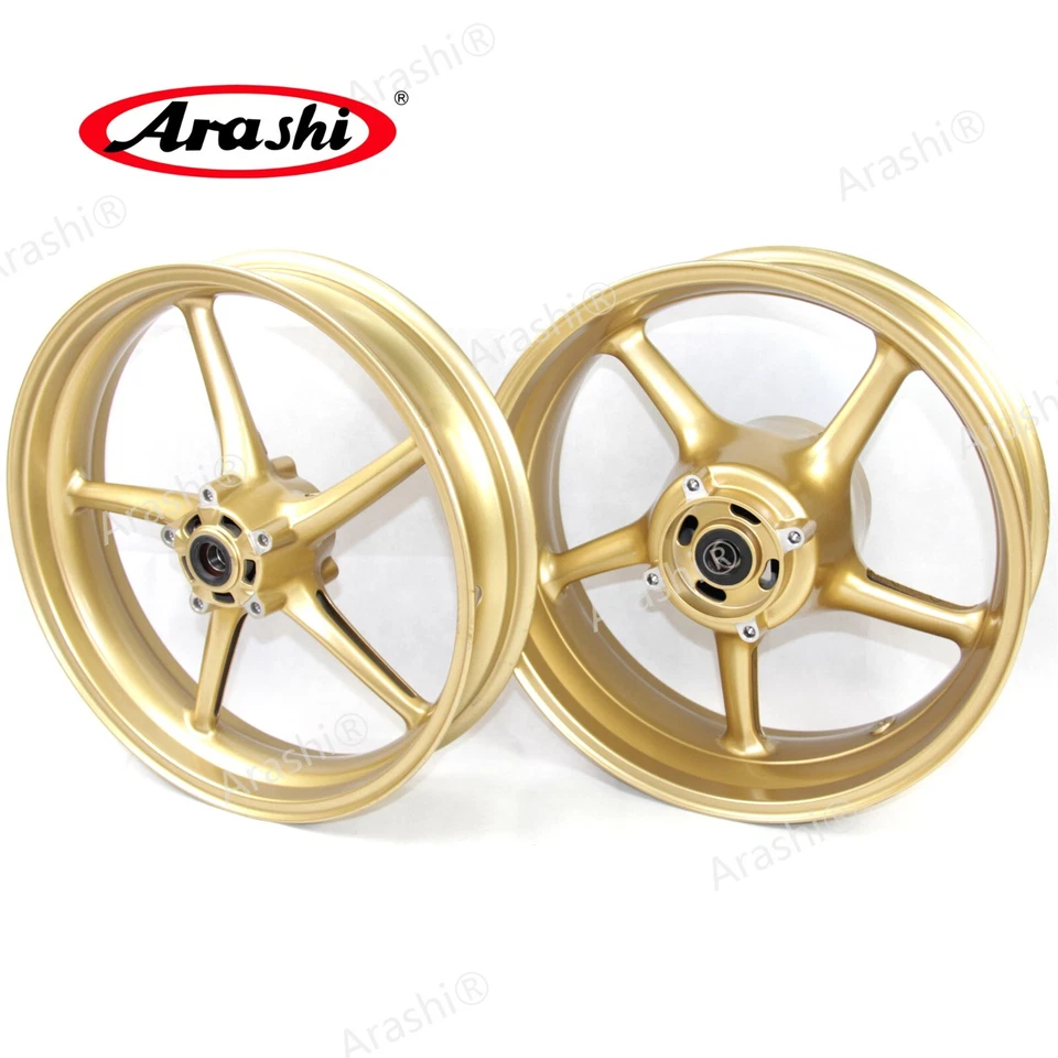 Llanta trasera delantera dorada para Triumph Daytona 675 2006-2012 / 675R 2011 2012 Foto 3 de 4