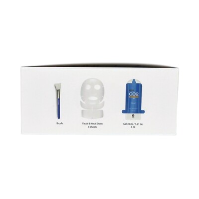 RIBESKIN CO2 CARBOXY 5回セット CO2 Carboxy Therapy Facial Mini Package Gel & Mask (5