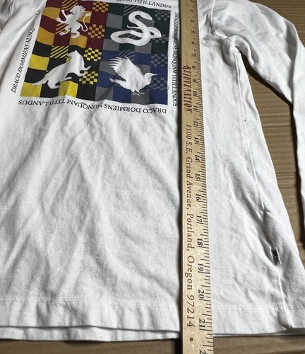 Harry Potter Vans Youth T Shirt Size XS Girls Long Sleeve Extra Small Hogwarts - Picture 8 of 9