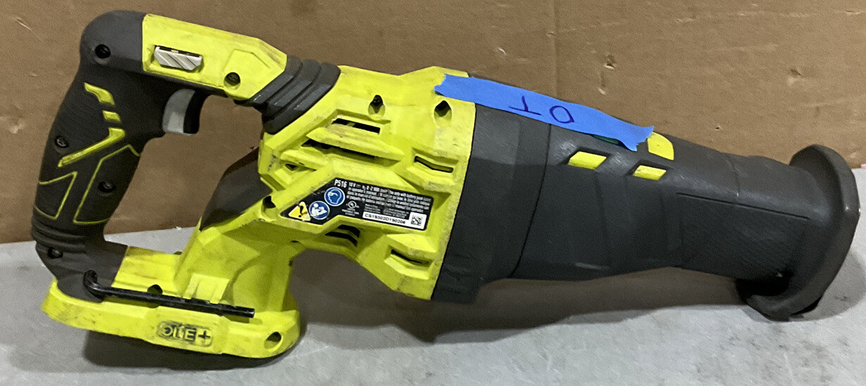 FOR PARTS Ryobi P516 ONE+ HP 18V Brushless Cordless Reciprocating Saw