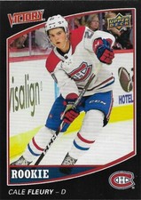 Cale Fleury Montreal Canadiens Upper Deck Victory Rookie Hockey Card 2020
