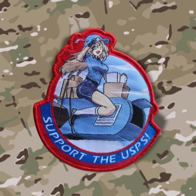 Post Office Support & Mail Call (USPS) anime airsoft fun morale Delivery Patch