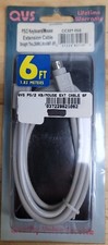 New Old Stock - QVS 6ft PS/2 Keyboard/Mouse Extension Cable PS2 M/F Mini-DIN 