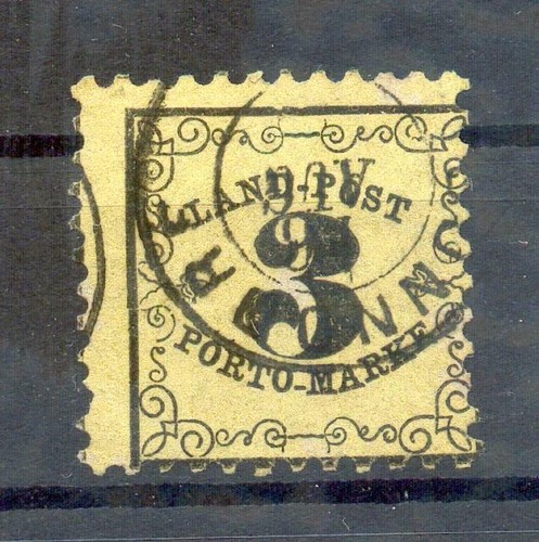 Baden Landpost 2x Ideal Stamped BPP (11872