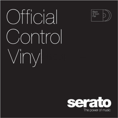 Serato Official Performance series Control Vinyl BLACK PAIR sealed wicky scratch