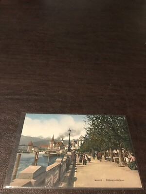 VINTAGE UNPOSTED POSTCARD LUZERN - BEAUTIFUL SCENE
