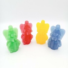 Candela artistica Angelo cuore 37x52 alta 10cm 63 grammi  "eccellenza italiana"