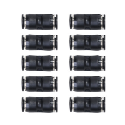 #ad Straight Air Line Union Push To Connect Air Fittings For 1 4quot; Od Pneumatic 10Pcs $74.99