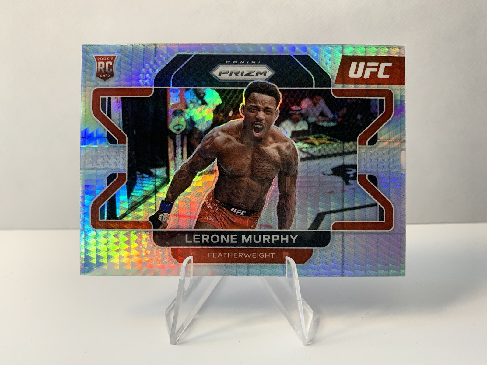 2022 Panini Prizm UFC Lerone Murphy Hyper Prizm Parallel Rookie