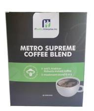 Organic Mushroom Coffee Blend - 7 Mushrooms w/ Lion's Mane  Chaga - 25 Servings