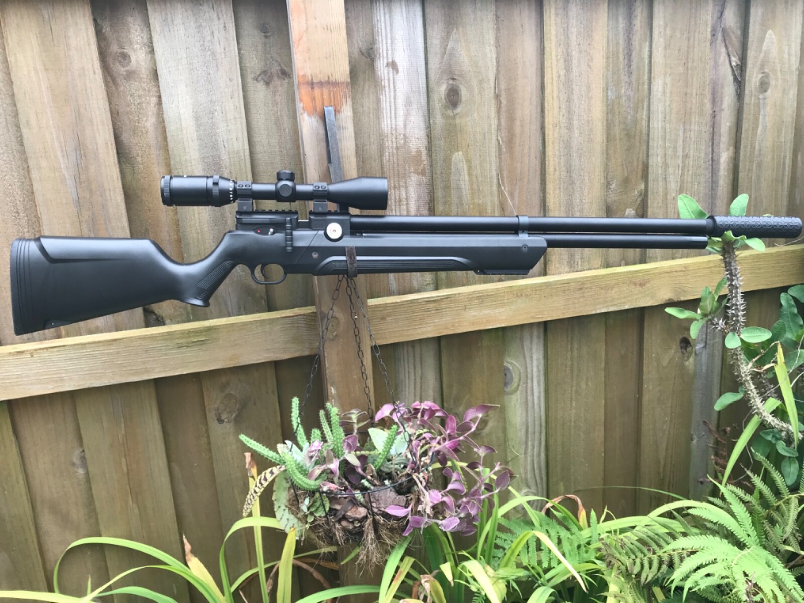 Used Air Venturi used Avenger PCP regulated air rifle in .25 cal.with