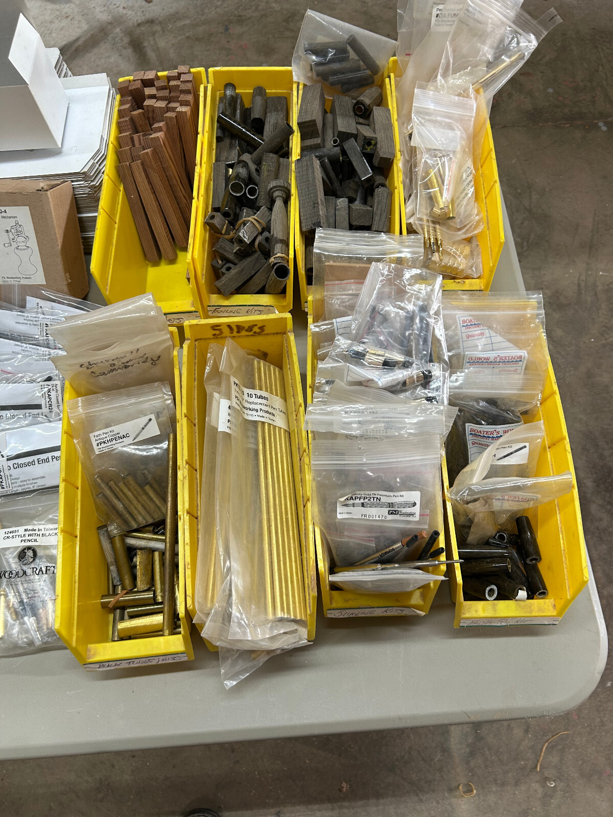 Pen turning business start up kit. Includes kits, parts, accessories, tools